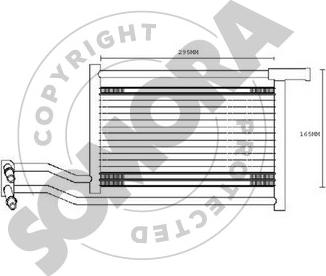 Somora 041266A - Масляний радіатор, автоматична коробка передач autocars.com.ua