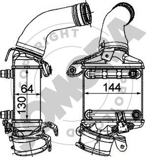 Somora 042445 - Интеркулер autocars.com.ua