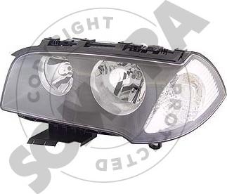 Somora 044016M - Основна фара autocars.com.ua