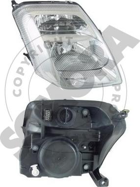 Somora 056015M - Основна фара autocars.com.ua