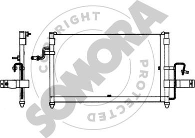 Somora 062060 - Конденсатор, кондиціонер autocars.com.ua