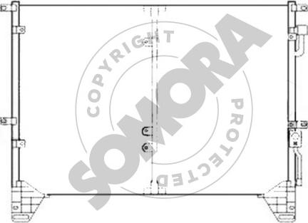 Somora 065060D - Конденсатор, кондиціонер autocars.com.ua