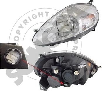 Somora 081516V - Основна фара autocars.com.ua