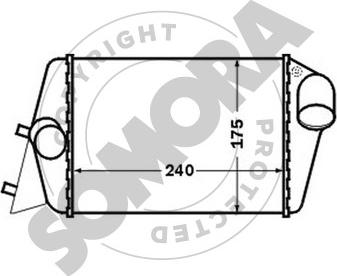 Somora 082345 - Интеркулер autocars.com.ua