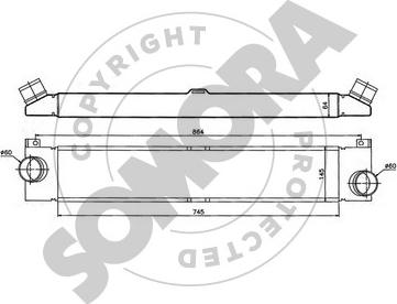 Somora 084245 - Интеркулер autocars.com.ua