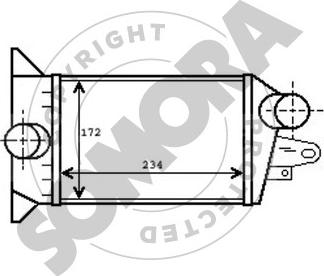 Somora 094345 - Интеркулер autocars.com.ua