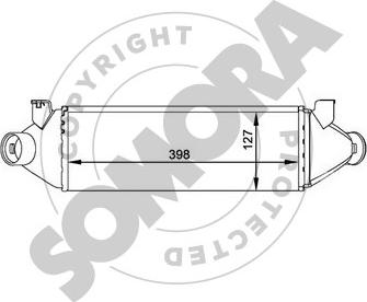 Somora 094445A - Интеркулер autocars.com.ua