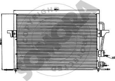 Somora 095160 - Конденсатор кондиционера autodnr.net
