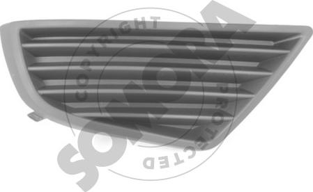 Somora 095326R - Решітка вентилятора, буфер autocars.com.ua