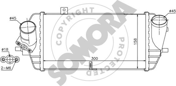 Somora 138145 - Интеркулер autocars.com.ua
