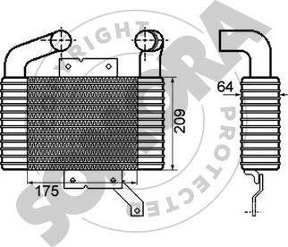 Somora 160945 - Интеркулер autocars.com.ua