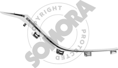 Somora 162027R - Рамка, облицювання радіатора autocars.com.ua
