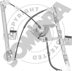 Somora 171358A - Підйомний пристрій для вікон autocars.com.ua