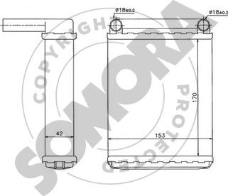 Somora 172150 - Теплообмінник, опалення салону autocars.com.ua
