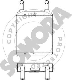 Somora 173150A - Теплообмінник, опалення салону autocars.com.ua