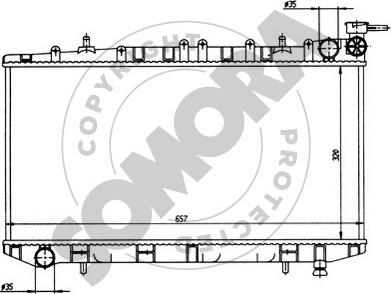 Somora 194640 - Радіатор, охолодження двигуна autocars.com.ua