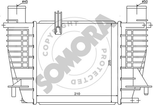 Somora 197545 - Интеркулер autocars.com.ua