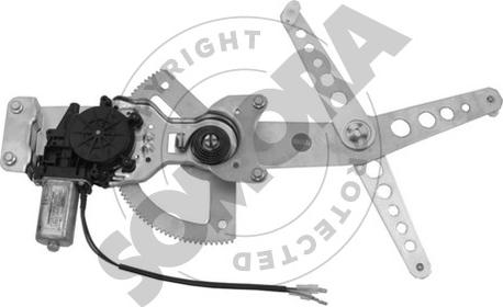 Somora 210257 - Підйомний пристрій для вікон autocars.com.ua