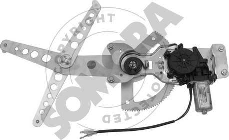 Somora 210258 - Підйомний пристрій для вікон autocars.com.ua