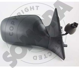 Somora 211655A - Зовнішнє дзеркало autocars.com.ua