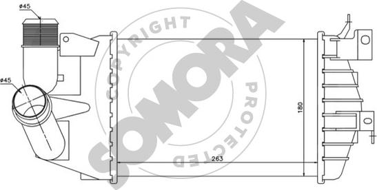 Somora 211845 - Интеркулер autocars.com.ua