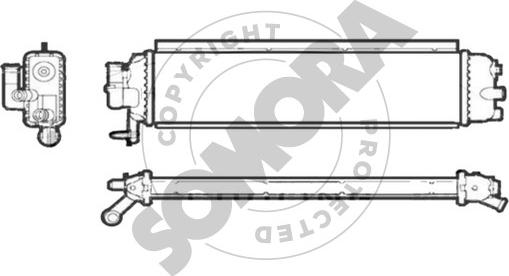 Somora 227040A - Радіатор, охолодження двигуна autocars.com.ua