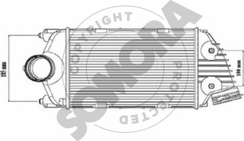 Somora 231145AL - Интеркулер autocars.com.ua