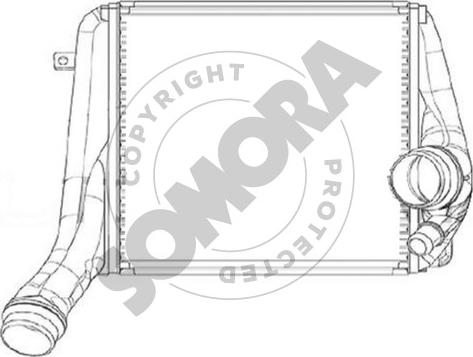 Somora 236045CR - Интеркулер autocars.com.ua