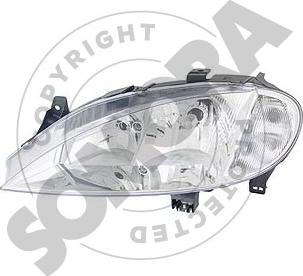 Somora 243116V - Основна фара autocars.com.ua