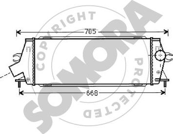 Somora 245145A - Интеркулер autocars.com.ua