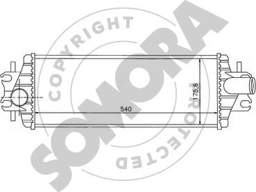 Somora 245145B - Интеркулер autocars.com.ua