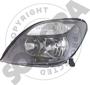 Somora 246116A - Основна фара autocars.com.ua