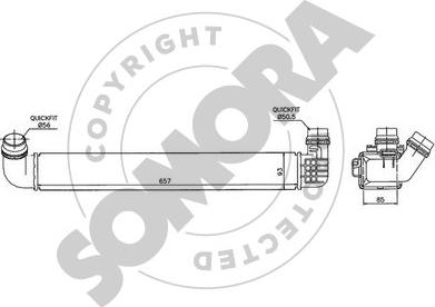 Somora 248045 - Интеркулер autocars.com.ua