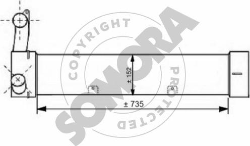 Somora 261145 - Интеркулер autocars.com.ua