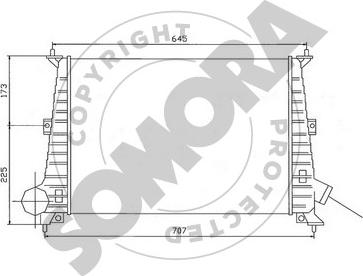 Somora 272145A - Интеркулер autocars.com.ua