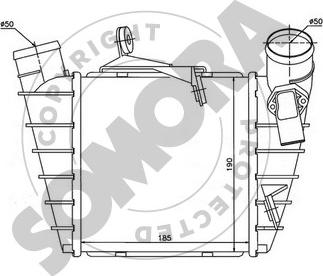 Somora 290345 - Интеркулер autocars.com.ua