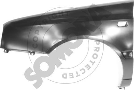 Somora 350802A - Крило autocars.com.ua