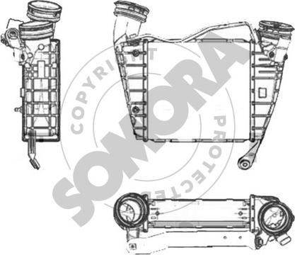 Somora 352345LC - Интеркулер autocars.com.ua