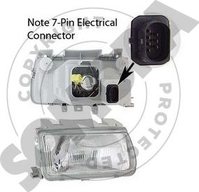 Somora 355215A - Основна фара autocars.com.ua