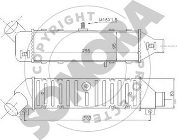 Somora 356045 - Интеркулер autocars.com.ua