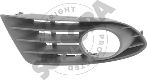 Somora 358026LA - Решітка вентилятора, буфер autocars.com.ua