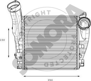 Somora 358545AL - Интеркулер autocars.com.ua