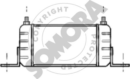 Somora 362066 - Масляний радіатор, автоматична коробка передач autocars.com.ua