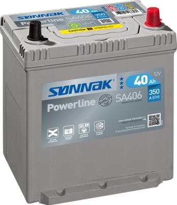 Sonnak SA406 - Стартерная аккумуляторная батарея, АКБ autodnr.net