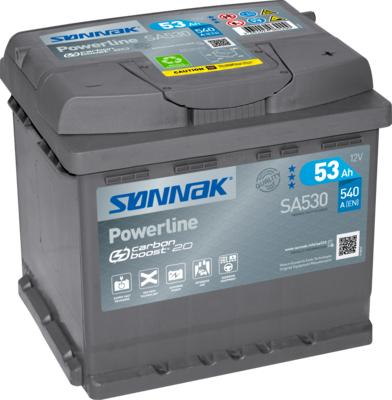 Sonnak SA530 - Стартерная аккумуляторная батарея, АКБ autodnr.net