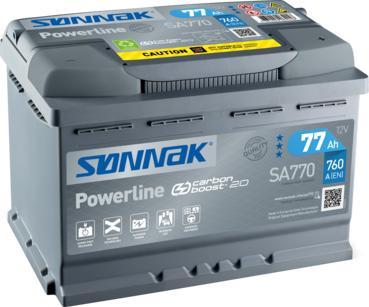 Sonnak SA770 - Стартерна акумуляторна батарея, АКБ autocars.com.ua