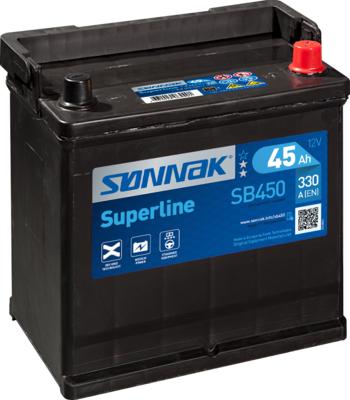 Sonnak SB450 - Стартерна акумуляторна батарея, АКБ autocars.com.ua
