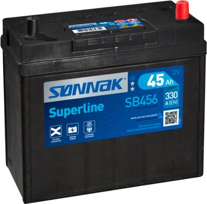 Sonnak SB456 - Стартерна акумуляторна батарея, АКБ autocars.com.ua