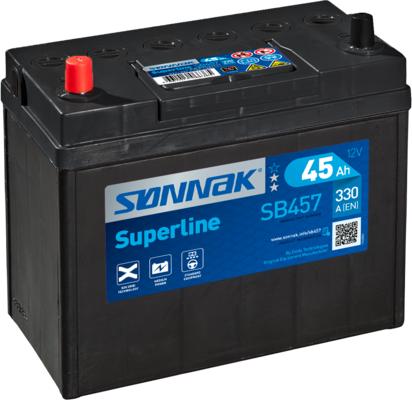 Sonnak SB457 - Стартерна акумуляторна батарея, АКБ autocars.com.ua