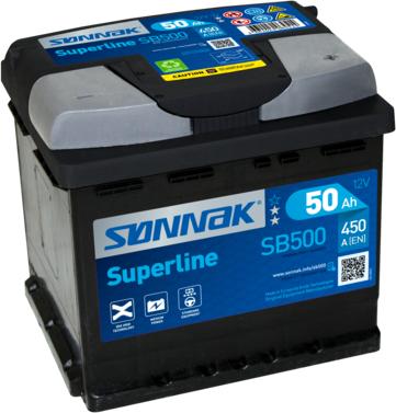 Sonnak SB500 - Стартерна акумуляторна батарея, АКБ autocars.com.ua